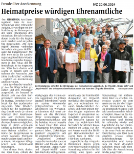 2024-06-20 Heimatpreise würdigen Ehrenamtliche - Dirtpark ausgezeichnet